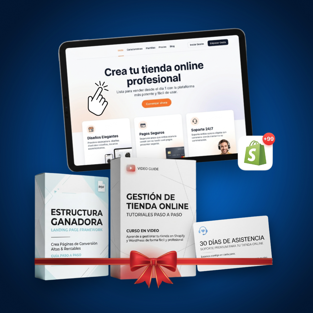 Cliente feliz con su tienda online
